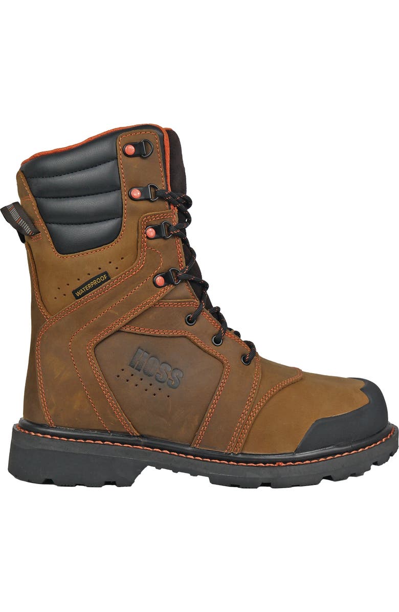 Hoss Boot Company HOSS Clash Soft Toe Insulated Work Boot, Alternate, color, Brown
