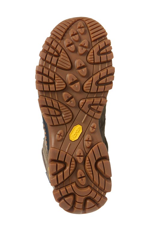 Shop Merrell Moab 3 Mid Waterproof Hiking Shoe In Olive/gum