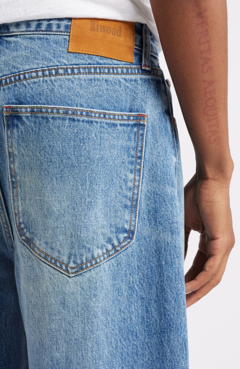 Elwood Nonstretch Baggy Jeans, Alternate, color, Vintage Indigo