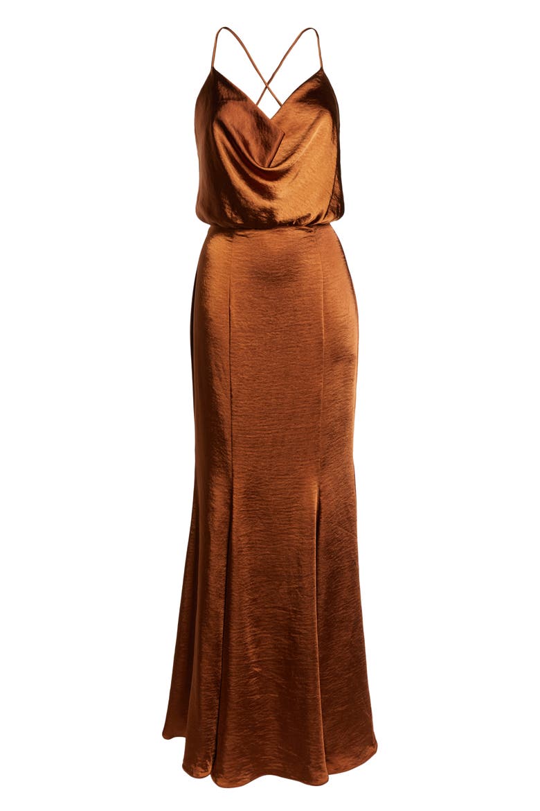 The Theodora Gown, Alternate, color, BUTTERSCOTCH