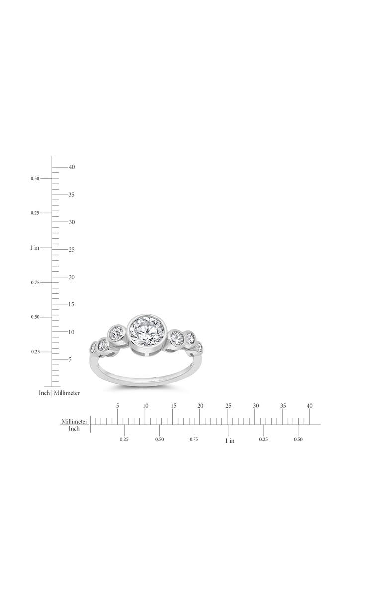 Crislu Stardust Cubic Zirconia Ring, Alternate, color, Pure Platinum/ Clear Stone