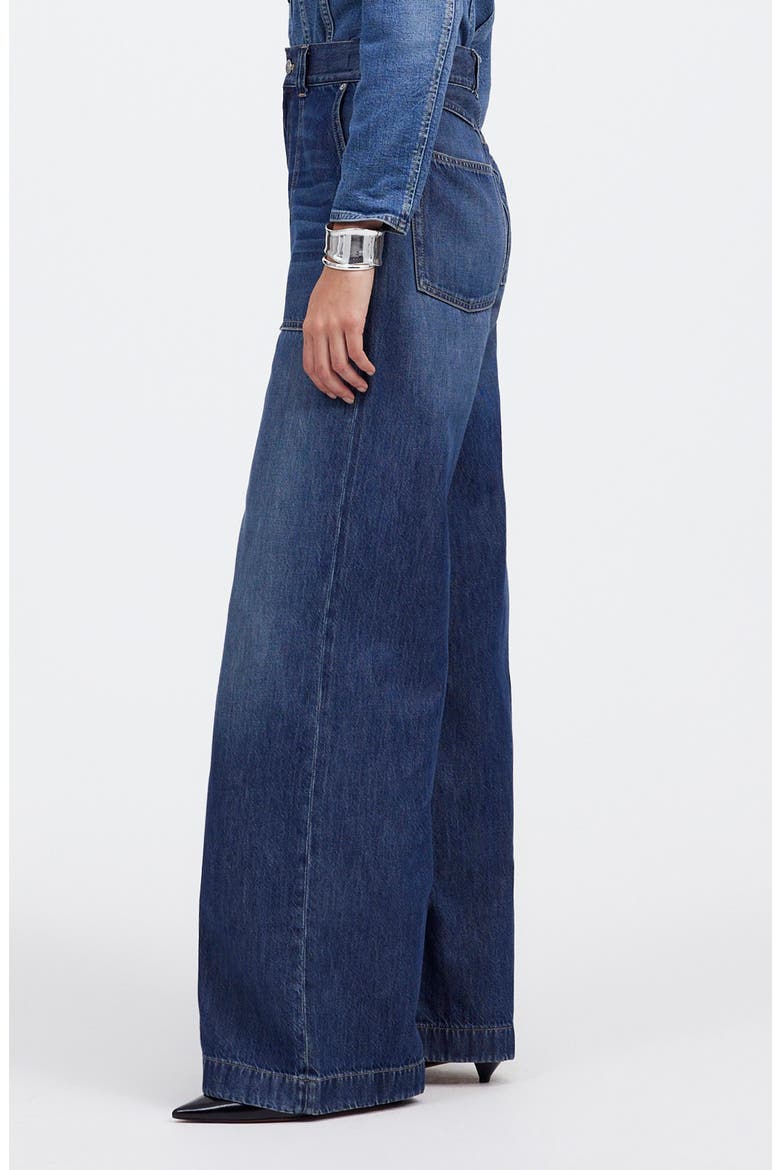 Airy Superwide Leg Utility Jeans, Alternate, color, LINDEWOOD WASH