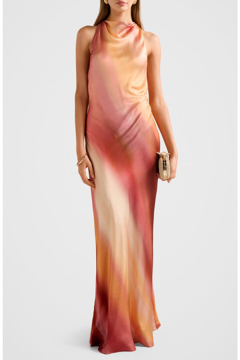 open dress ladies Sleeveless Open Back Cotton Maxi Dress (Women)