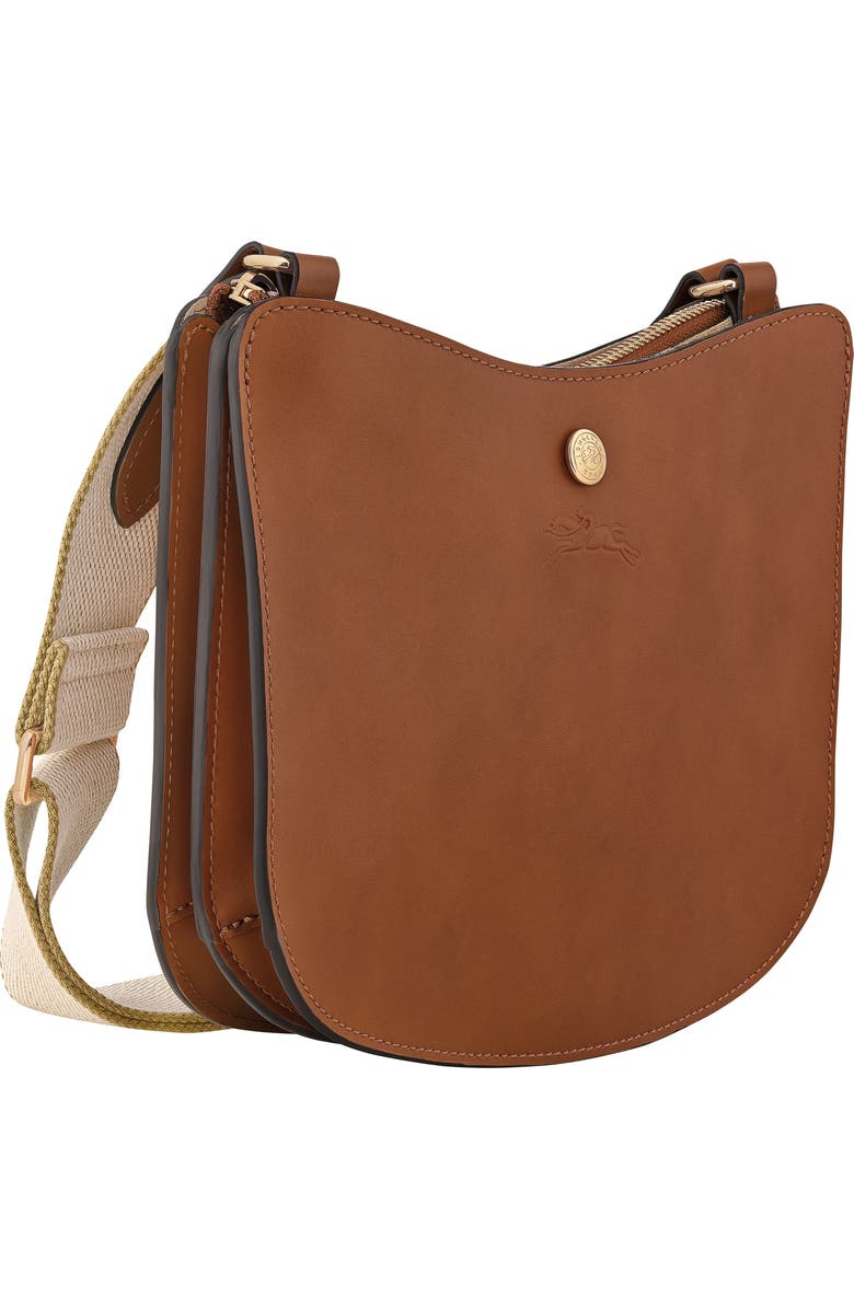 Longchamp Épure Leather Crossbody Bag, Alternate, color, Cognac