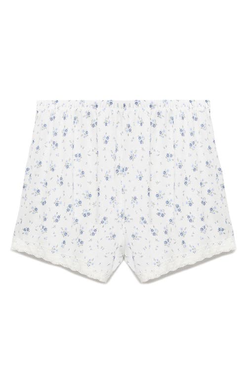 Mango Floral Pajama Shorts In Multi