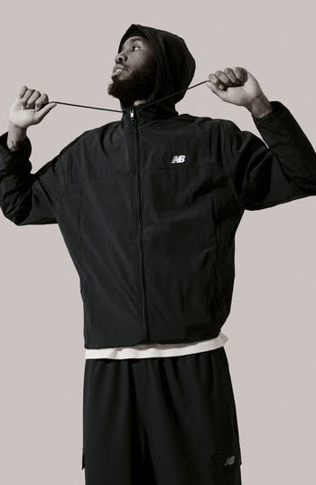 Athletics Woven Nylon Hooded Jacket