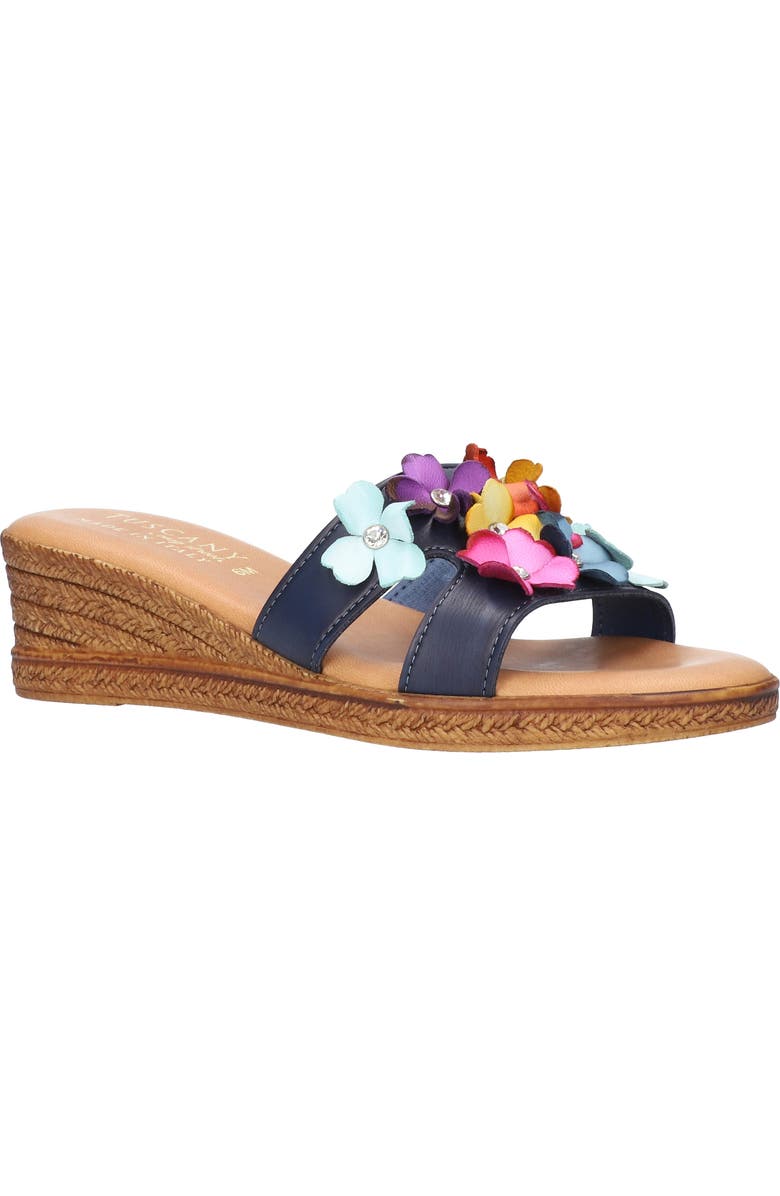 TUSCANY by Easy Street<sup>®</sup> Lilla Wedge Slide Sandal, Main, color,