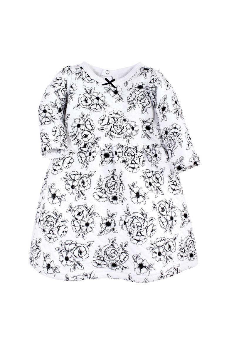 Twin Pack Long-Sleeve Dress Bundle, Alternate, color, Black Toile Pink