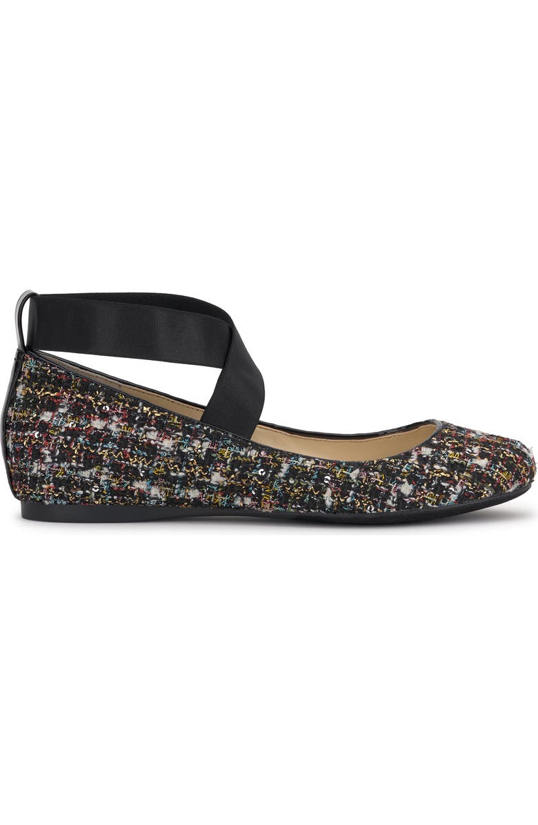 Jessica Simpson Manday Ankle Strap Ballet Flat, Alternate, color, Black