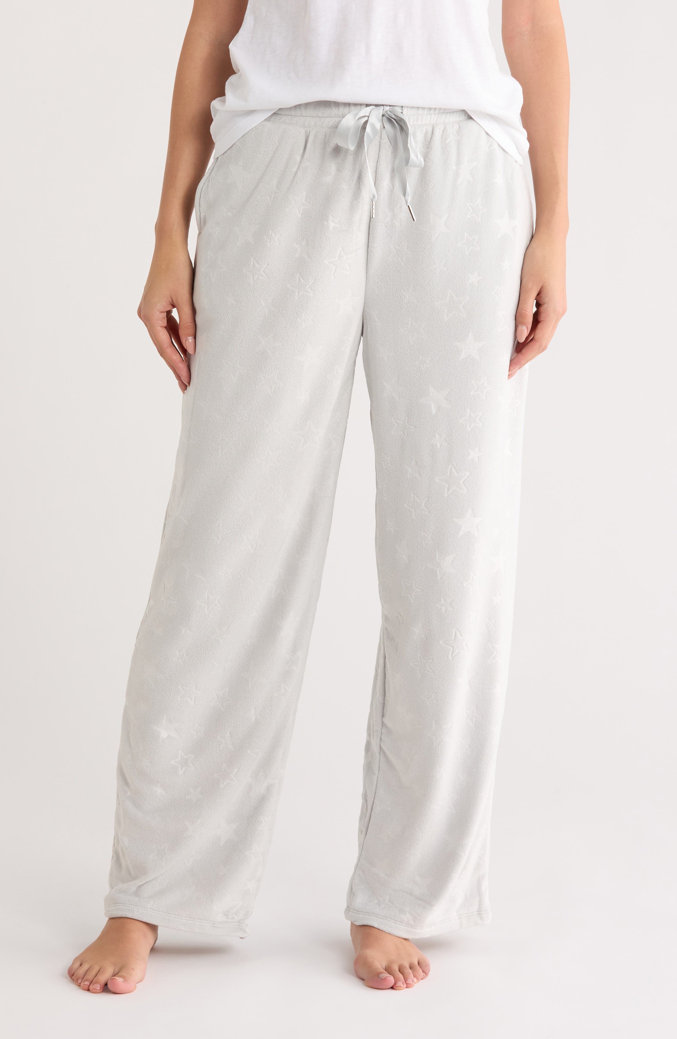 JACLYN Print Fleece Pajama Pants