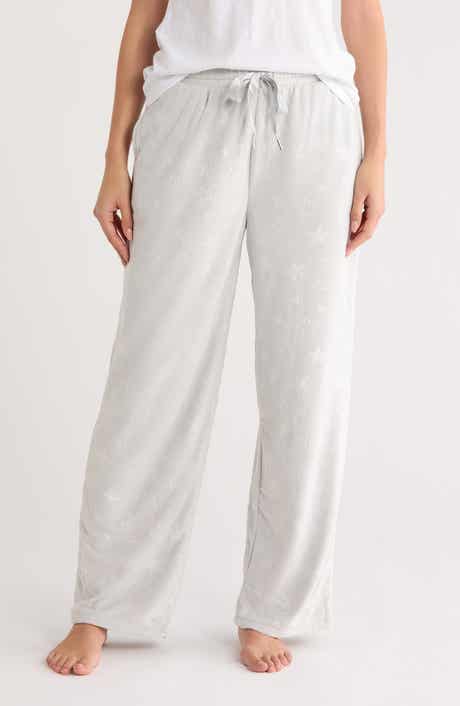 JACLYN Print Fleece Pajama Pants