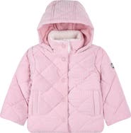 Petit Lem’s Mini Threads Quilted Hooded Puffer Jacket