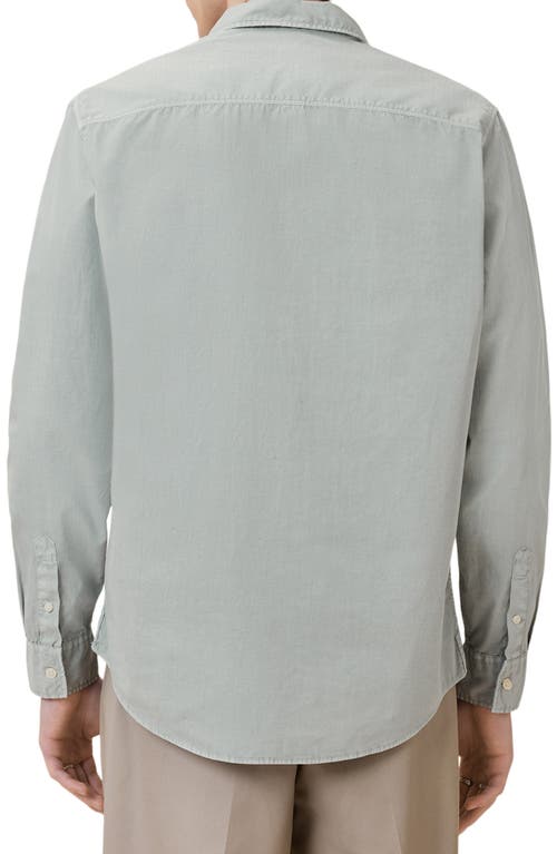 Allsaints Tahoe Button-up Shirt In Gray