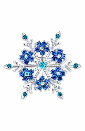 BLING JEWELRY Snowflake Pin