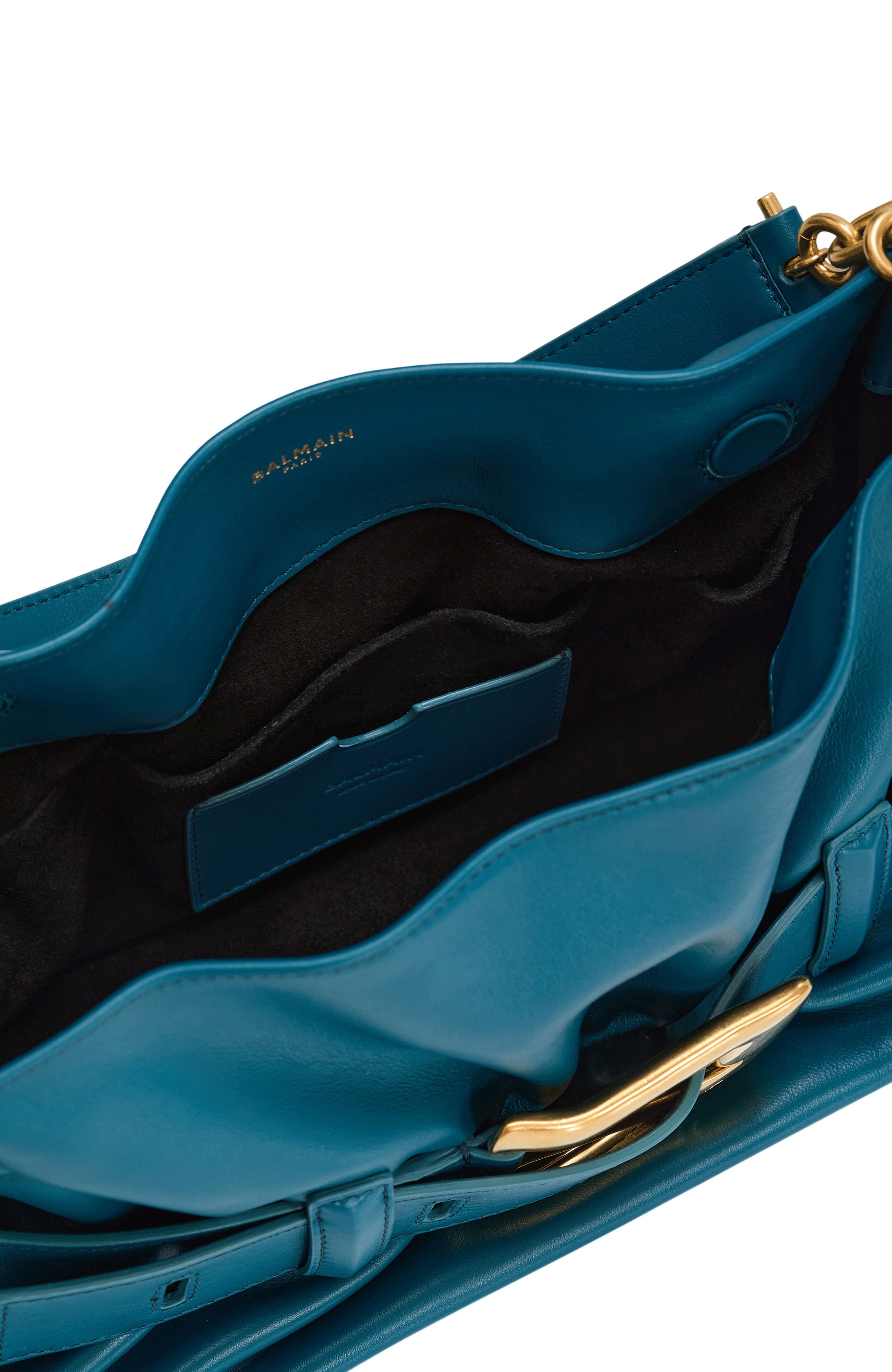 Medium Anthem bag in smooth leather, Alternate, color, blue