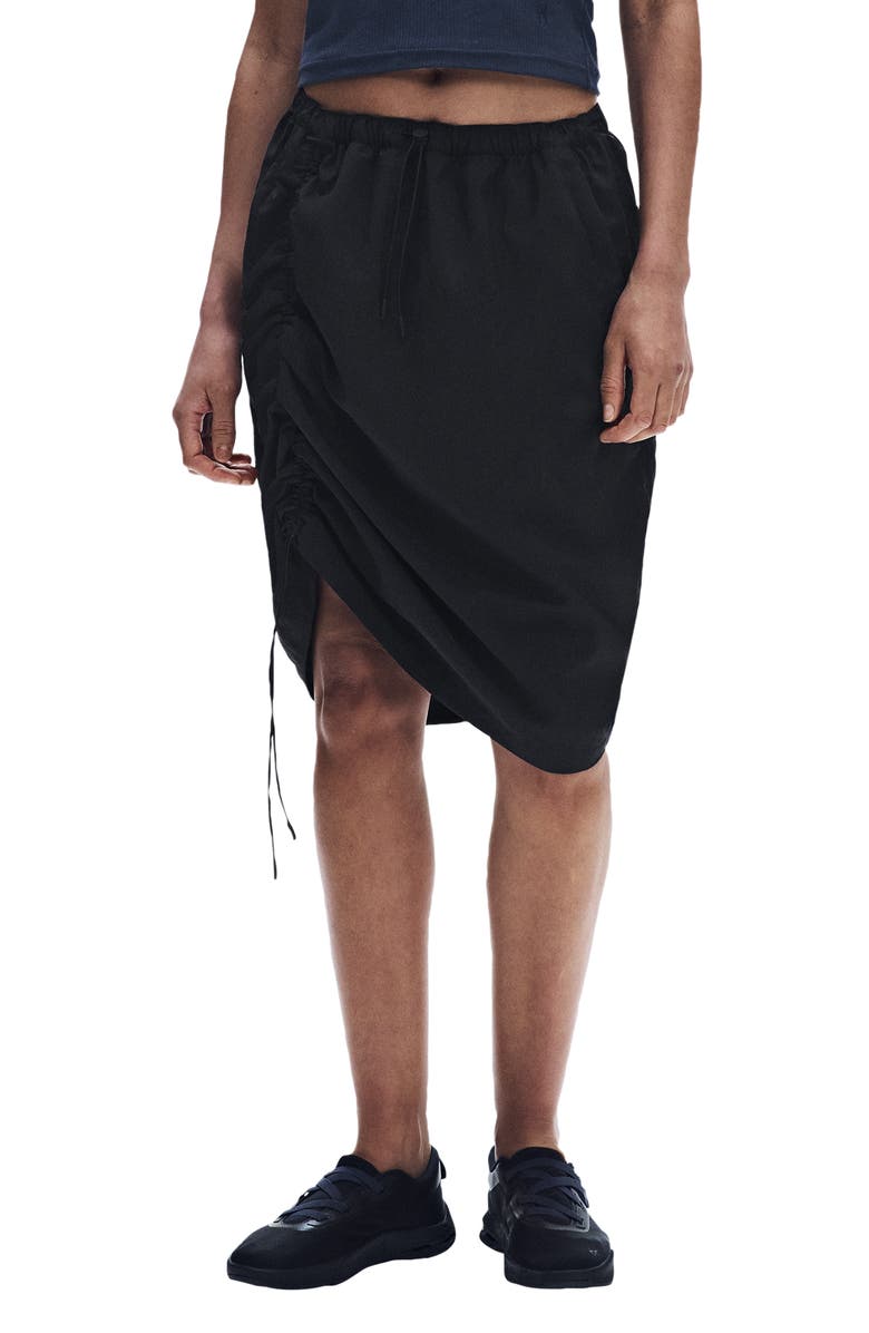 On x Zendaya Drawstring Midi Skirt, Main, color, Black