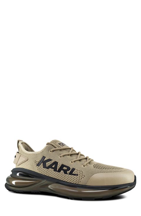 Germain Side Logo Knit Sneaker