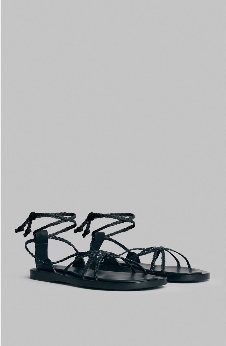 CO Gladiator Rope Sandal in Leather, Alternate, color,