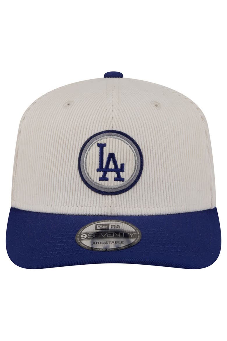 Men's New Era  Cream Los Angeles Dodgers Loyal 9SEVENTY Adjustable Hat, Alternate, color, Cream