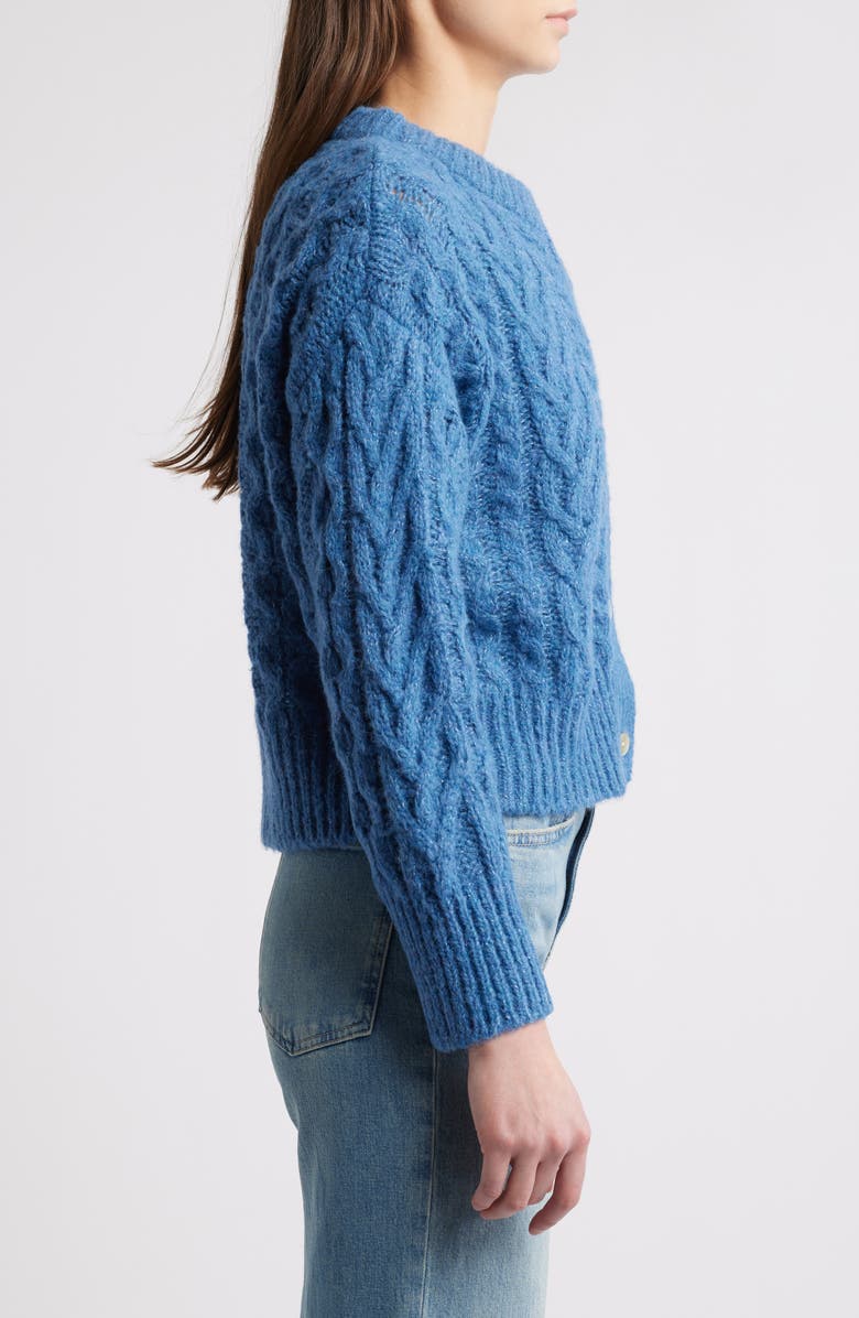 Rails Amelie Cable Wool & Alpaca Blend Cardigan, Alternate, color,