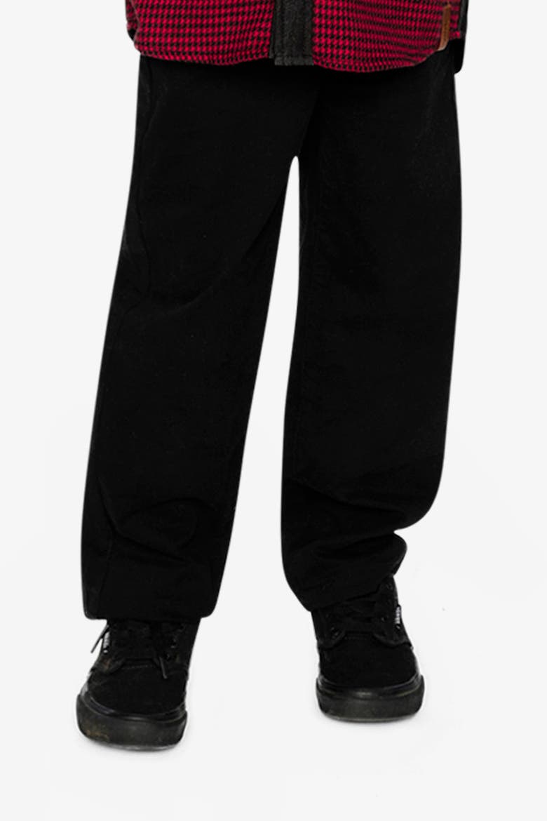 Stretch Denim Five-Pocket Adjustable Waist Pants, Alternate, color, Black