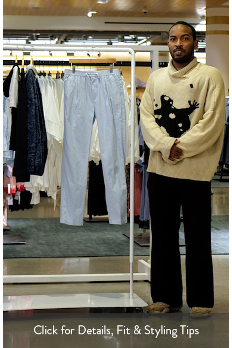 Kids' Loose Cotton & Linen Tapered Leg Drawstring Pants video