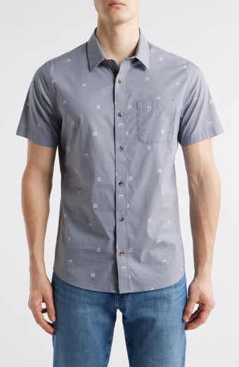 TravisMathew French Rivera Short Sleeve Button-Up Shirt