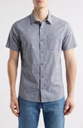 TravisMathew French Rivera Short Sleeve Button-Up Shirt