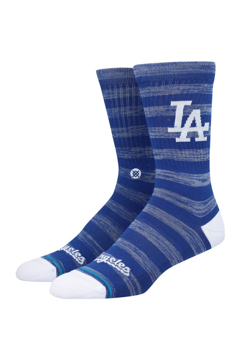Los Angeles Dodgers 2-Pack Twist Crew Socks Set, Alternate, color, White