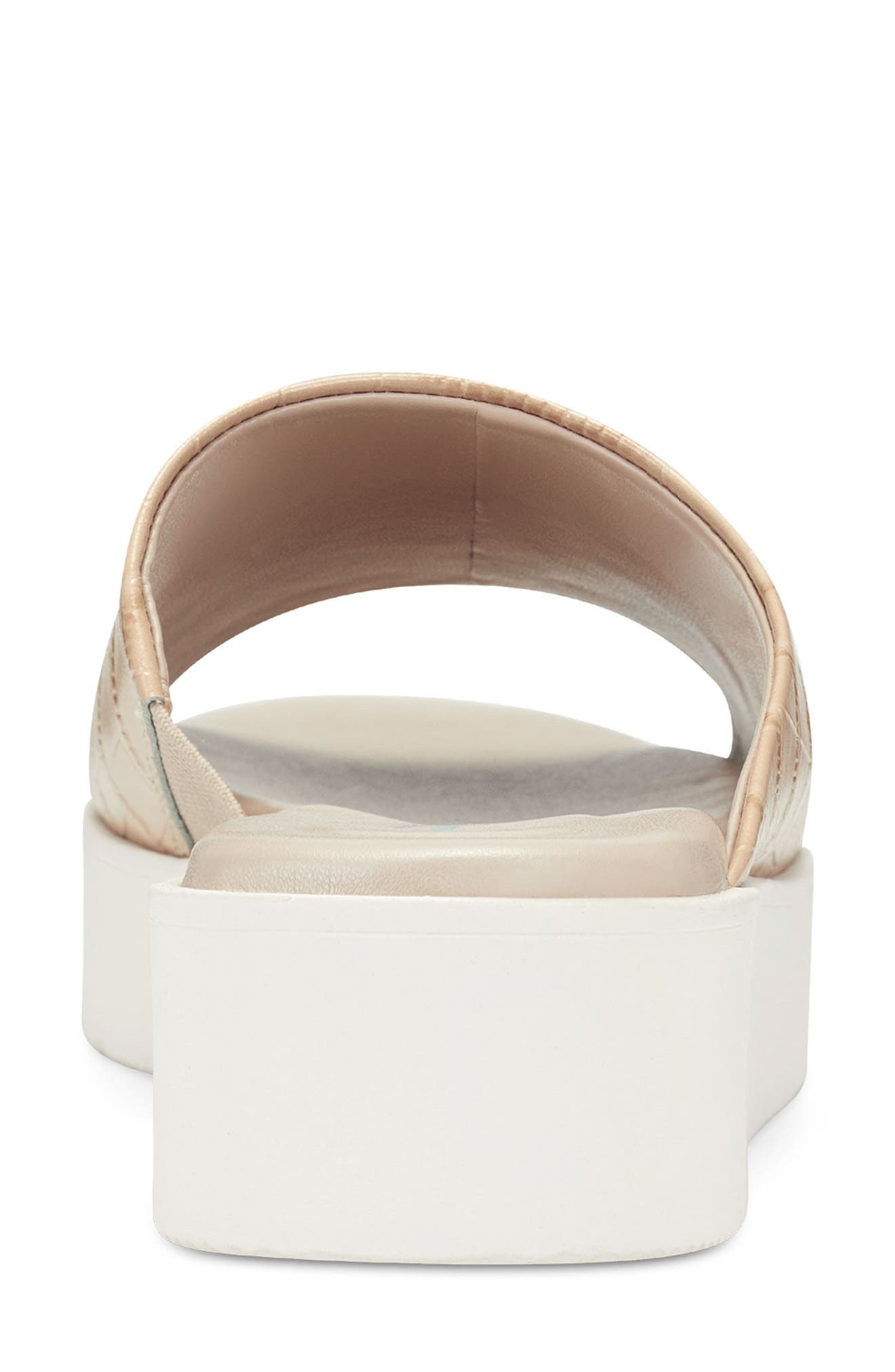 x Martha Stewart Francey Slide Sandal, Alternate, color, NATURAL LEATHER