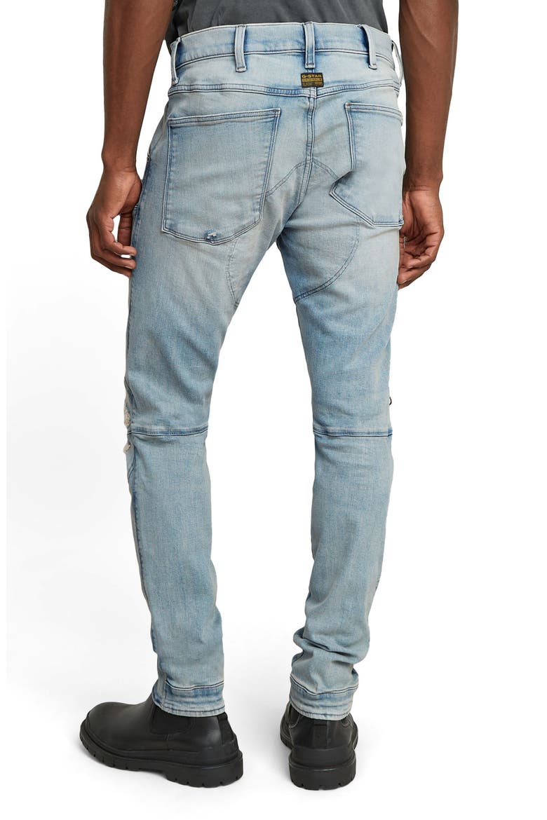 G-STAR 5620 3D Zip Knee Ripped Skinny Jeans (Men) | Nordstrom