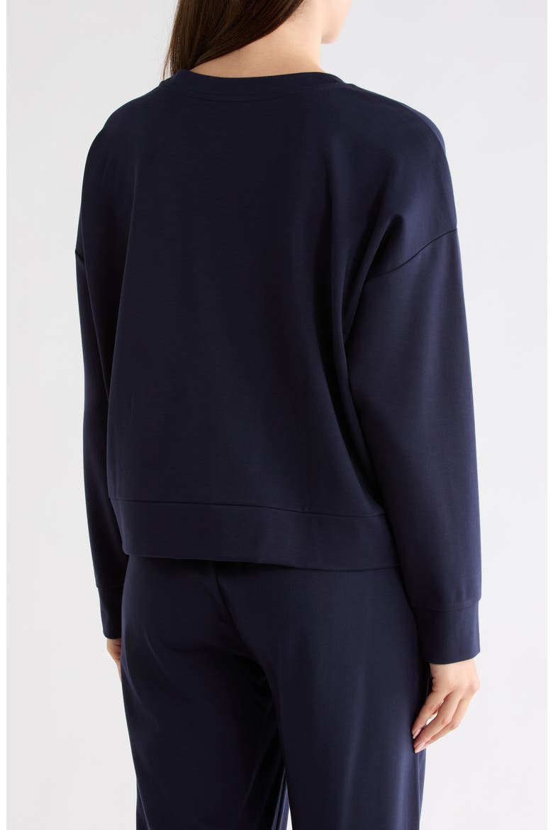 Round Neck Boxy Top, Alternate, color, INK
