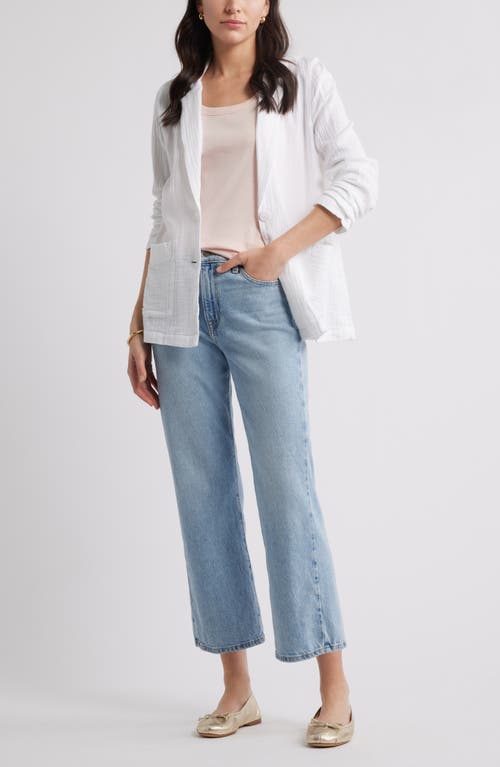 Caslonr Caslon(r) Cotton Gauze Blazer