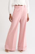 Rebecca Taylor Calvary Twill Wide Leg Pants