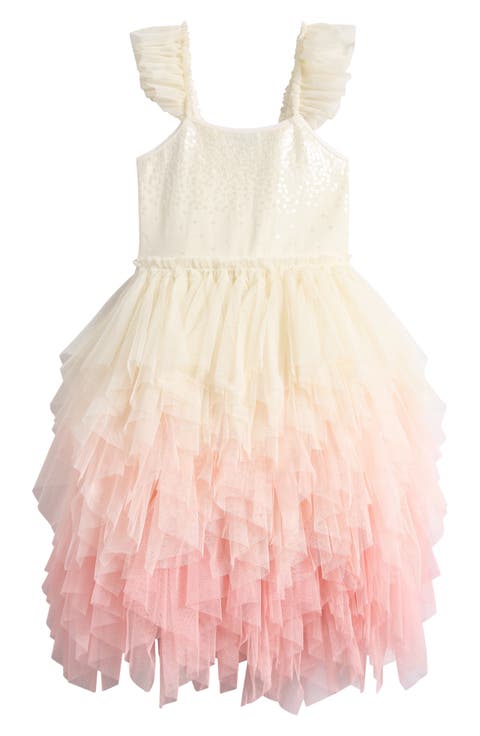 Kids' Ombré Ruffle Tutu Party Dress (Little Kid)