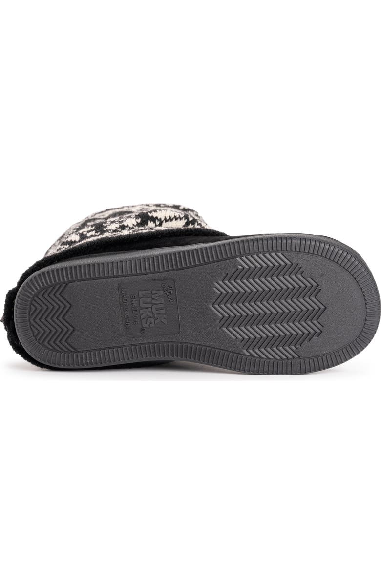 MUK LUKS Raquel Faux Fur Lined Indoor/Outdoor Bootie Slipper, Alternate, color,