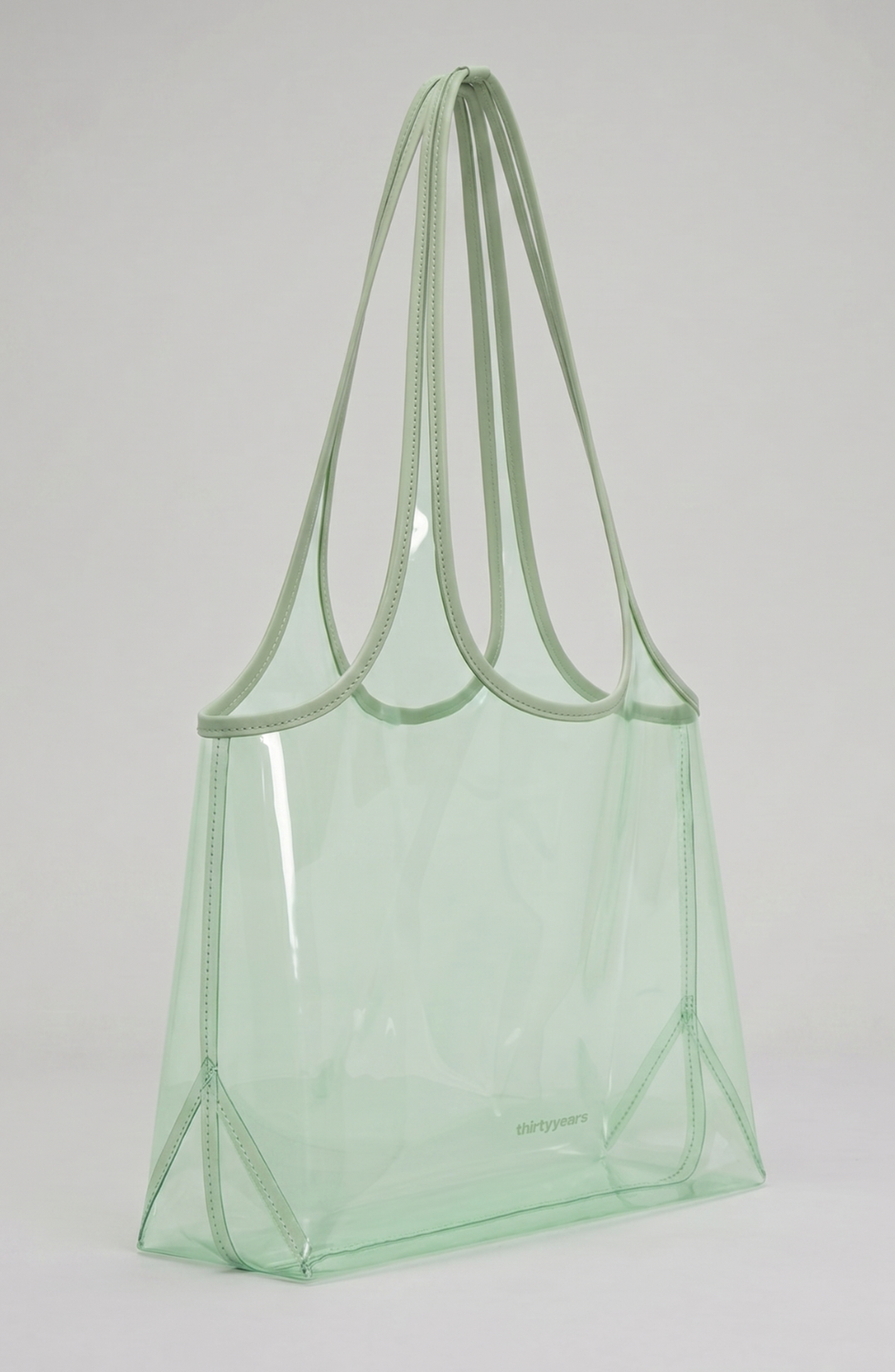 Jelly Clear Tote, Alternate, color, Green