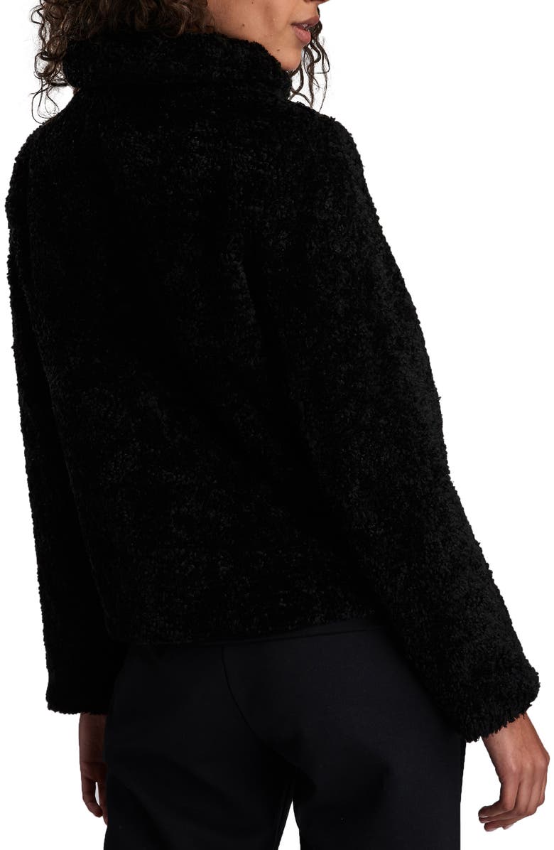 Barbour International Langstone Faux Fur Coat, Alternate, color, 