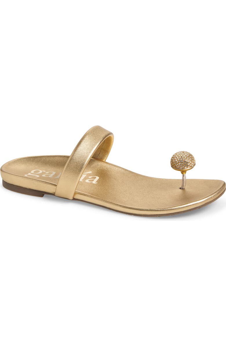 Pedro Garcia Bria Crystal Embellished Flip Flop, Main, color,