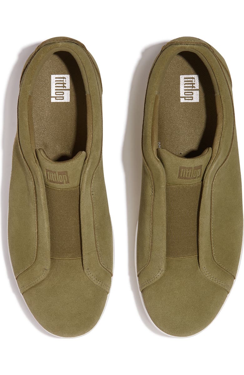 FitFlop Rally Slip-On Sneaker, Alternate, color, Khaki Green Mix