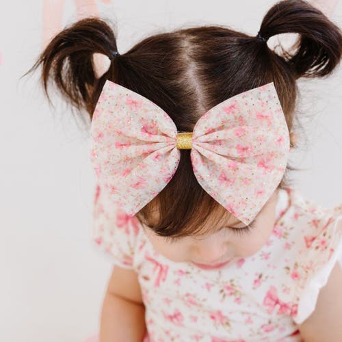 Sweet Wink Ditsy Floral Tulle Bow Baby Headband In Multicolor