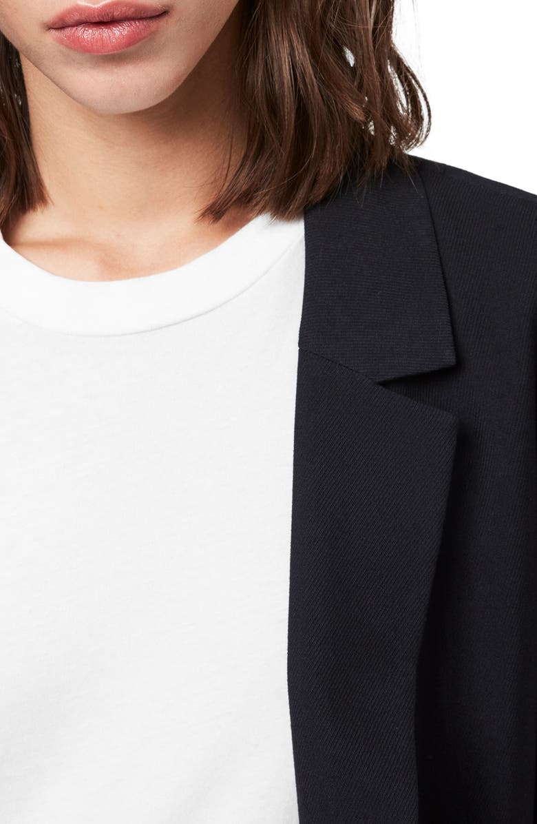 AllSaints Aleida Open Front Blazer, Alternate, color, 