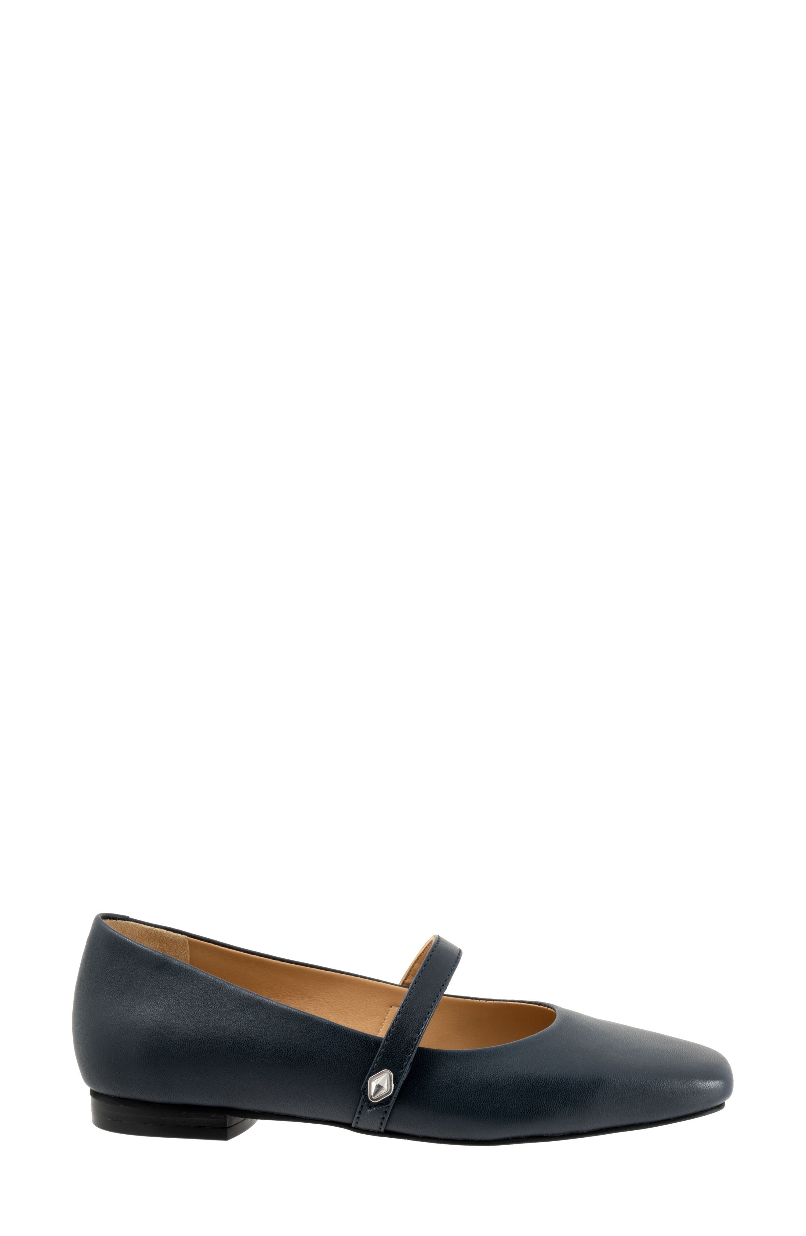 Hazel Mary Jane Flat, Alternate, color, NAVY