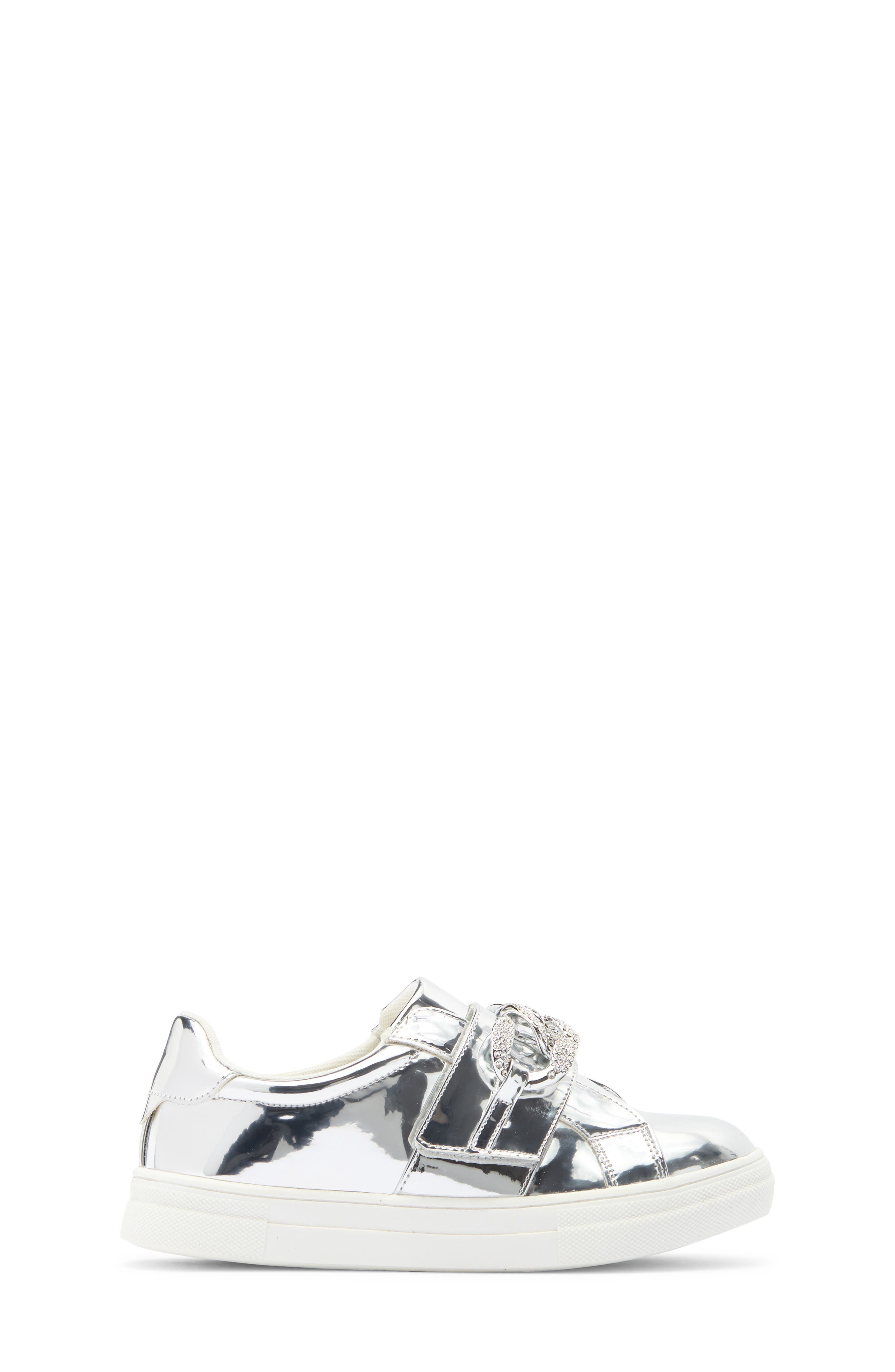 Nina Kids' Emaleigh Sneaker, Alternate, color, Silver