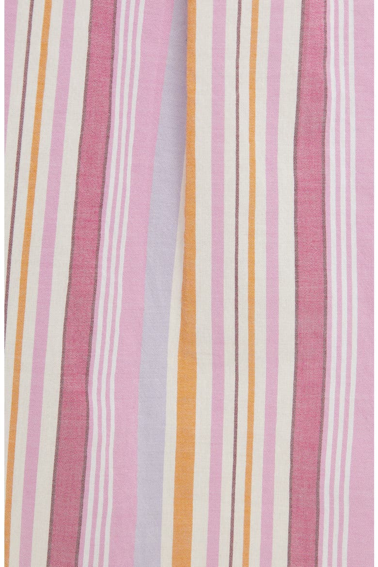 Tarlame Stripe Belted Cotton Top, Alternate, color, PINK