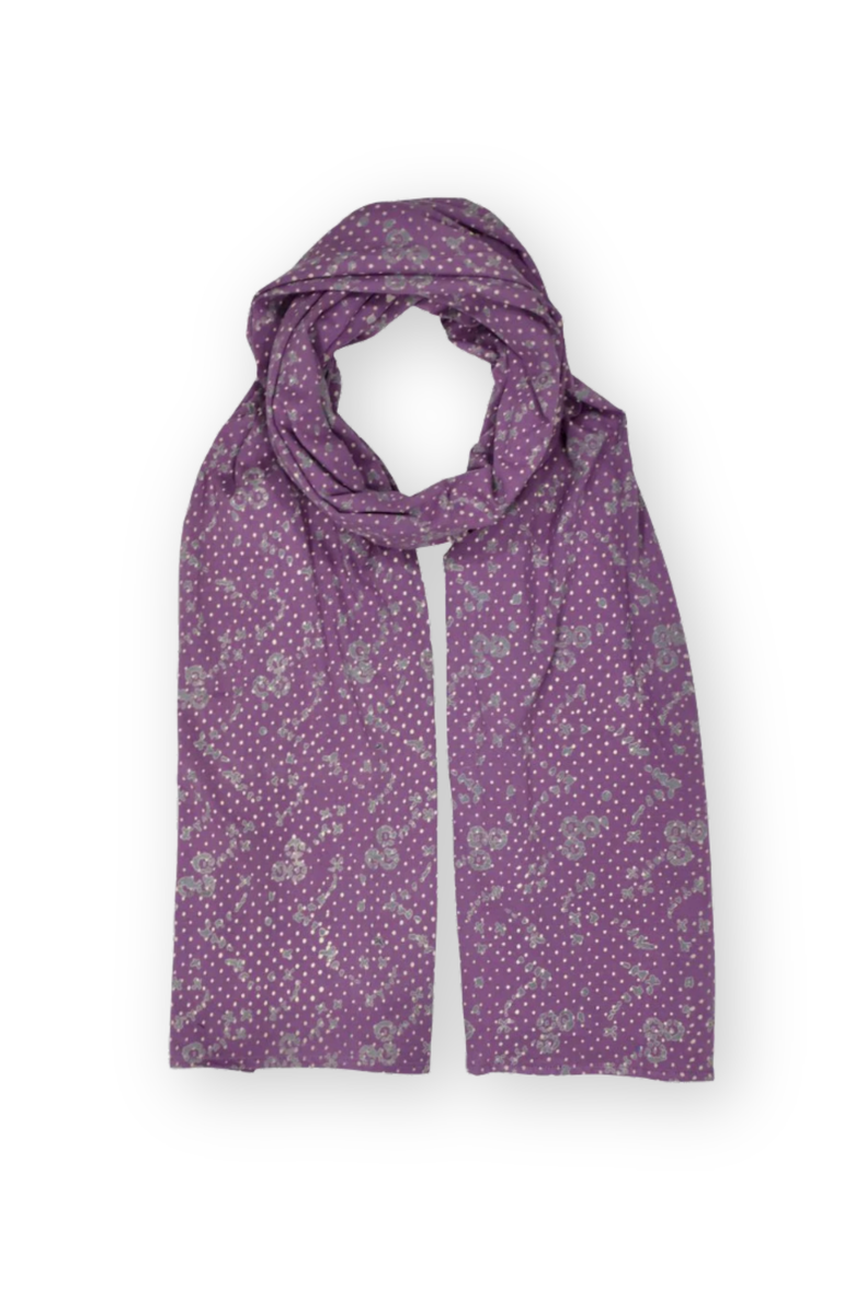Passion Lilie Lavender Dreams Organic Scarf, Main, color, Purple