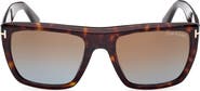 TOM FORD Alberto 55mm Gradient Square Sunglasses