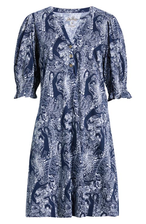 Delsie Jungle Print Minidress