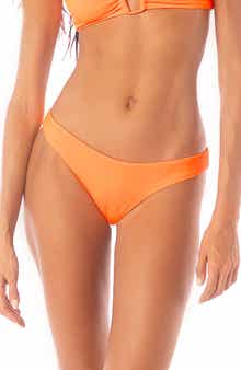 Maaji Neon Orange Flirt Reversible Bikini Bottoms