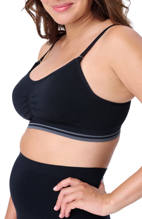Motherhood Maternity Maternity Seamless Nursing And Hands-free Pumping Bra In Animal Print